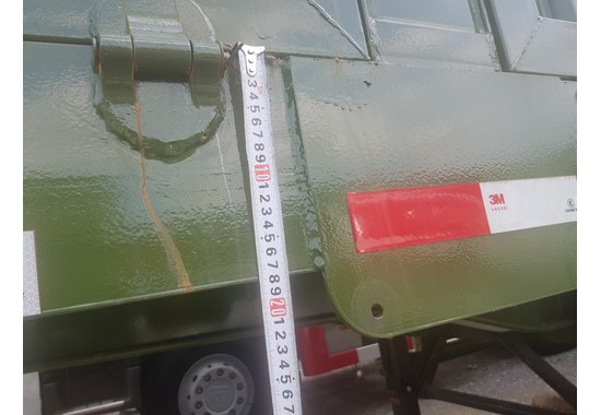 Sơ mi rơ mooc tải (Có Mui) Lốp 1200R20 TỰ TRỌNG 9000kg